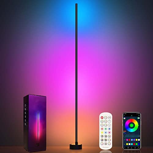 Miortior Corner Floor Lamp - Smart RGB...