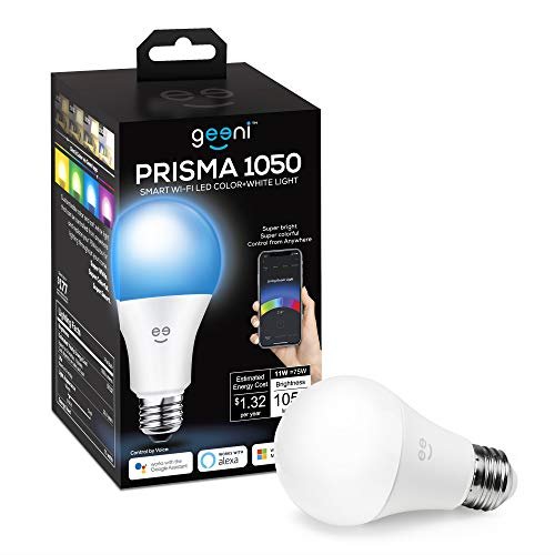 Geeni PRISMA 1050 Wi-Fi LED Light Bulb,...