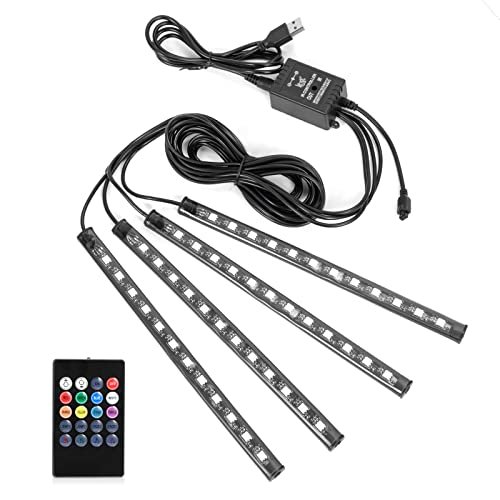 Car LED Strip Lights Christmas, 4Pcs 48...