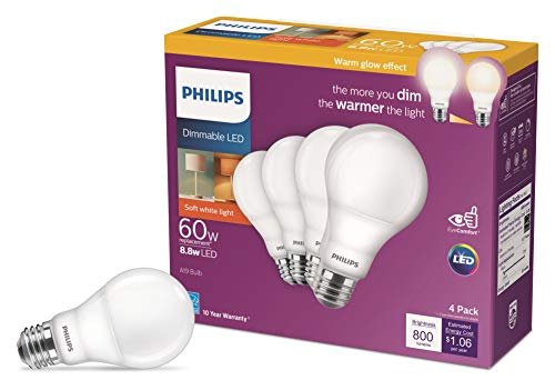 PHILIPS LED Flicker-Free Frosted...