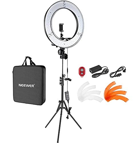 NEEWER Ring Light Kit with Stand Kit,...