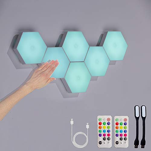 Hexagon Lights with Remote, Smart DIY...