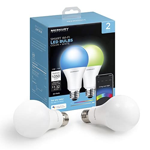 Merkury Innovations Smart Light Bulb,...