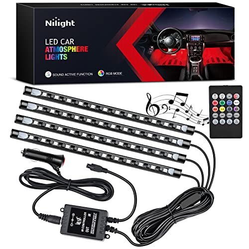 Nilight - TR-06 4PCS 48 LED Interior...