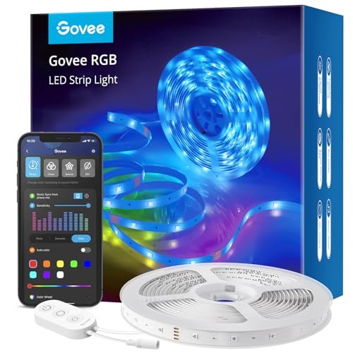 Govee Smart LED Strip Lights, 16.4ft...