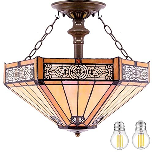 WERFACTORY Tiffany Ceiling Light Fixture...