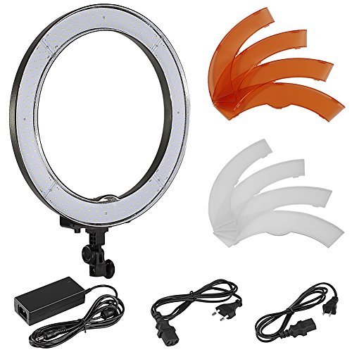 Neewer 18-Inch Ring Light, 55W Dimmable...