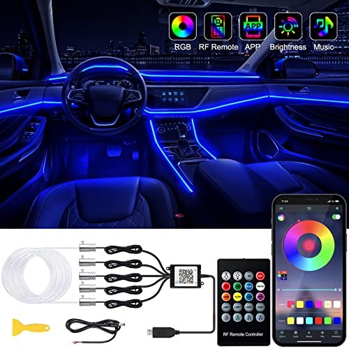 Jushope Interior Car LED Strip Lights...