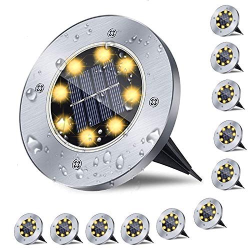 Rayolon Solar Ground Lights, Waterproof...