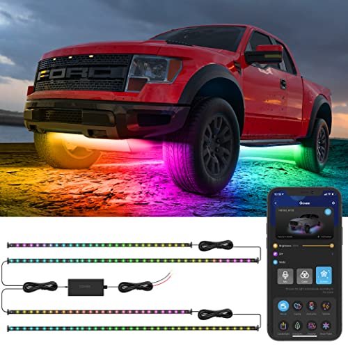 Govee Underglow Car Lights, 4 pcs RGBIC...