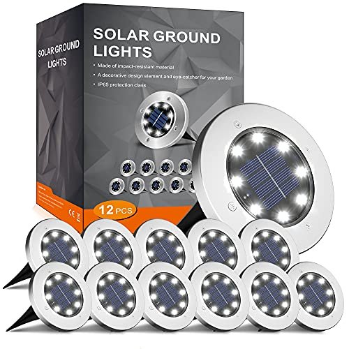 INCX Solar Lights for Outside,12 Pack...