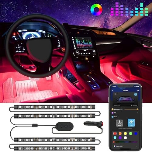 Govee Car LED Lights, Smart Interior...